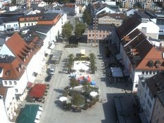 Archiv Foto Webcam Deggendorf mit Blick auf den oberen Stadtplatz