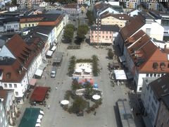 Archiv Foto Webcam Deggendorf mit Blick auf den oberen Stadtplatz