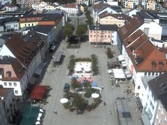 Archiv Foto Webcam Deggendorf mit Blick auf den oberen Stadtplatz