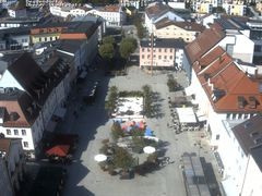 Archiv Foto Webcam Deggendorf mit Blick auf den oberen Stadtplatz
