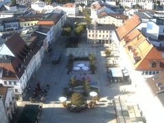 Archiv Foto Webcam Deggendorf mit Blick auf den oberen Stadtplatz