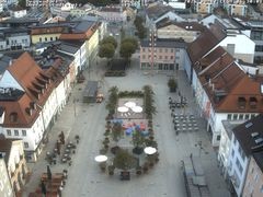 Archiv Foto Webcam Deggendorf mit Blick auf den oberen Stadtplatz