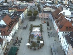 Archiv Foto Webcam Deggendorf mit Blick auf den oberen Stadtplatz