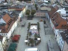 Archiv Foto Webcam Deggendorf mit Blick auf den oberen Stadtplatz