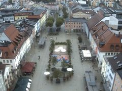 Archiv Foto Webcam Deggendorf mit Blick auf den oberen Stadtplatz
