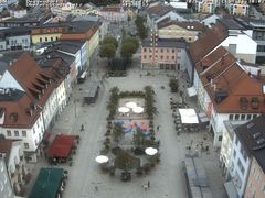 Archiv Foto Webcam Deggendorf mit Blick auf den oberen Stadtplatz
