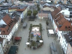 Archiv Foto Webcam Deggendorf mit Blick auf den oberen Stadtplatz