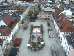 Archiv Foto Webcam Deggendorf mit Blick auf den oberen Stadtplatz