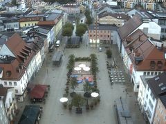 Archiv Foto Webcam Deggendorf mit Blick auf den oberen Stadtplatz