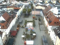 Archiv Foto Webcam Deggendorf mit Blick auf den oberen Stadtplatz