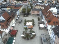 Archiv Foto Webcam Deggendorf mit Blick auf den oberen Stadtplatz