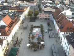Archiv Foto Webcam Deggendorf mit Blick auf den oberen Stadtplatz