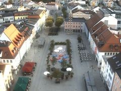 Archiv Foto Webcam Deggendorf mit Blick auf den oberen Stadtplatz