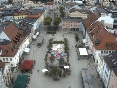 Archiv Foto Webcam Deggendorf mit Blick auf den oberen Stadtplatz