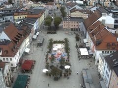 Archiv Foto Webcam Deggendorf mit Blick auf den oberen Stadtplatz