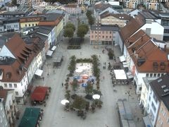 Archiv Foto Webcam Deggendorf mit Blick auf den oberen Stadtplatz