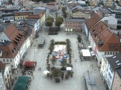Archiv Foto Webcam Deggendorf mit Blick auf den oberen Stadtplatz