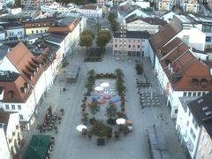 Archiv Foto Webcam Deggendorf mit Blick auf den oberen Stadtplatz