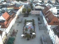 Archiv Foto Webcam Deggendorf mit Blick auf den oberen Stadtplatz