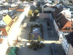 Archiv Foto Webcam Deggendorf mit Blick auf den oberen Stadtplatz