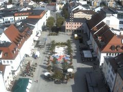 Archiv Foto Webcam Deggendorf mit Blick auf den oberen Stadtplatz