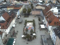 Archiv Foto Webcam Deggendorf mit Blick auf den oberen Stadtplatz