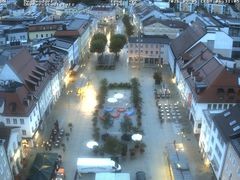 Archiv Foto Webcam Deggendorf mit Blick auf den oberen Stadtplatz