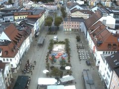 Archiv Foto Webcam Deggendorf mit Blick auf den oberen Stadtplatz