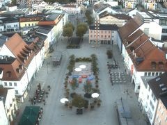 Archiv Foto Webcam Deggendorf mit Blick auf den oberen Stadtplatz