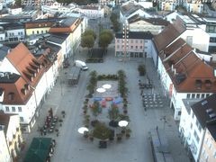 Archiv Foto Webcam Deggendorf mit Blick auf den oberen Stadtplatz