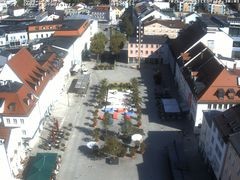 Archiv Foto Webcam Deggendorf mit Blick auf den oberen Stadtplatz