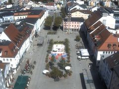 Archiv Foto Webcam Deggendorf mit Blick auf den oberen Stadtplatz