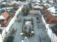 Archiv Foto Webcam Deggendorf mit Blick auf den oberen Stadtplatz