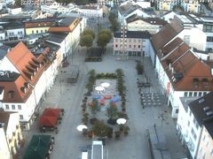 Archiv Foto Webcam Deggendorf mit Blick auf den oberen Stadtplatz