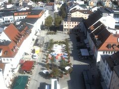 Archiv Foto Webcam Deggendorf mit Blick auf den oberen Stadtplatz
