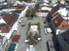 Archiv Foto Webcam Deggendorf mit Blick auf den oberen Stadtplatz