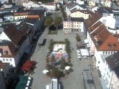 Archiv Foto Webcam Deggendorf mit Blick auf den oberen Stadtplatz
