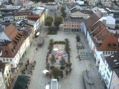Archiv Foto Webcam Deggendorf mit Blick auf den oberen Stadtplatz