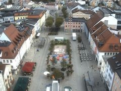 Archiv Foto Webcam Deggendorf mit Blick auf den oberen Stadtplatz