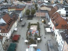 Archiv Foto Webcam Deggendorf mit Blick auf den oberen Stadtplatz