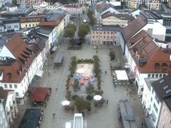 Archiv Foto Webcam Deggendorf mit Blick auf den oberen Stadtplatz