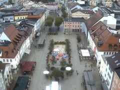 Archiv Foto Webcam Deggendorf mit Blick auf den oberen Stadtplatz