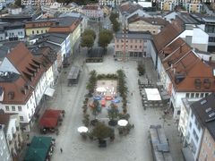 Archiv Foto Webcam Deggendorf mit Blick auf den oberen Stadtplatz