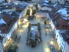Archiv Foto Webcam Deggendorf mit Blick auf den oberen Stadtplatz