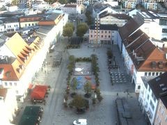 Archiv Foto Webcam Deggendorf mit Blick auf den oberen Stadtplatz