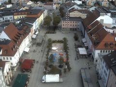 Archiv Foto Webcam Deggendorf mit Blick auf den oberen Stadtplatz