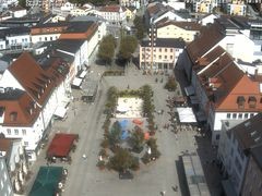 Archiv Foto Webcam Deggendorf mit Blick auf den oberen Stadtplatz