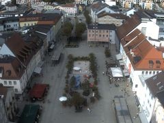 Archiv Foto Webcam Deggendorf mit Blick auf den oberen Stadtplatz