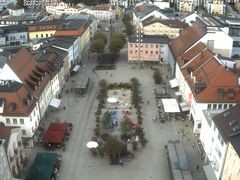 Archiv Foto Webcam Deggendorf mit Blick auf den oberen Stadtplatz