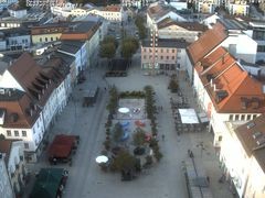 Archiv Foto Webcam Deggendorf mit Blick auf den oberen Stadtplatz